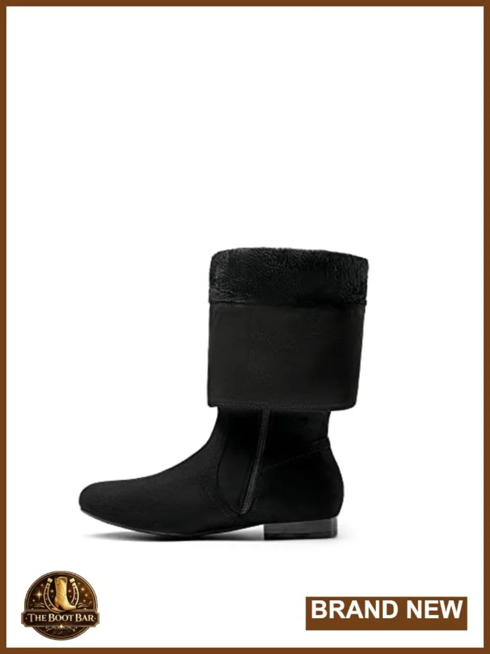 Wide Calf Knee High Faux Suede Boots